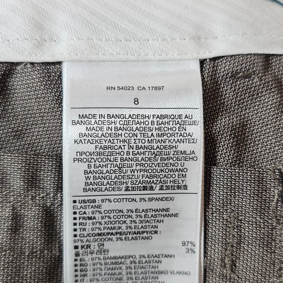 Banana Republic Jackson Fit, Size 8, Brown/Tan very small tweed weave - Picture 5 of 7